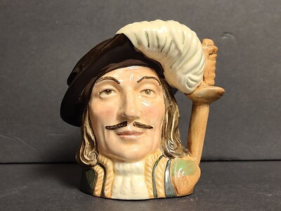 Vintage Small Royal Doulton Jug Athos D6452 One of the Three Musketeers