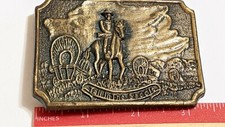 VINTAGE TALL IN THE SADDLE BELT BUCKLE