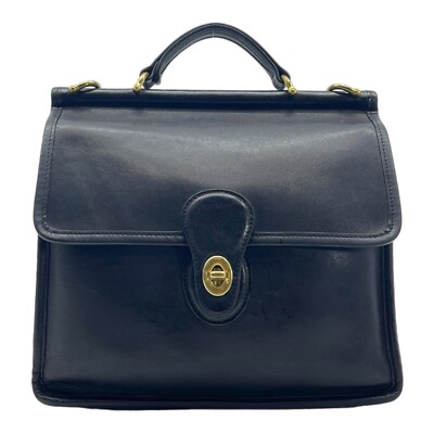 Vintage COACH WILLIS 9927 Leather Bonnie Cashin Station Bag