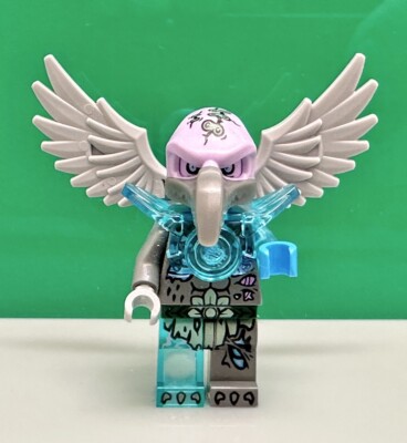 LEGO Vornon - Trans-Light Blue Armor Minifigur aus Bladvic's Rumble Bear 70225