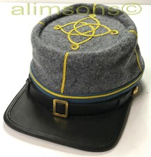 CIVIL WAR CONFEDERATE CSA LIEUTENANT INFANTRY OFFICER KEPI FORAGE-ALL SIZES