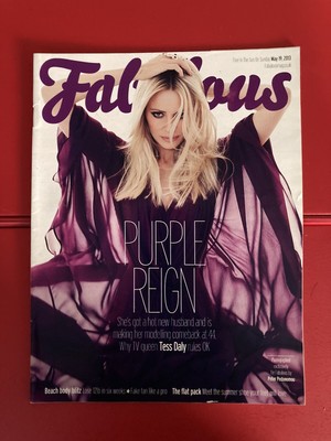 TESS DALY Fabulous Magazine UK 2013 New VERNON KAY STRICTLY COME DANCING