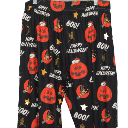 Snoopy Peanuts Halloween Lounge PJ Hose Slip Wahnsinn groß schwarz Kürbisse - Bild 2 von 9