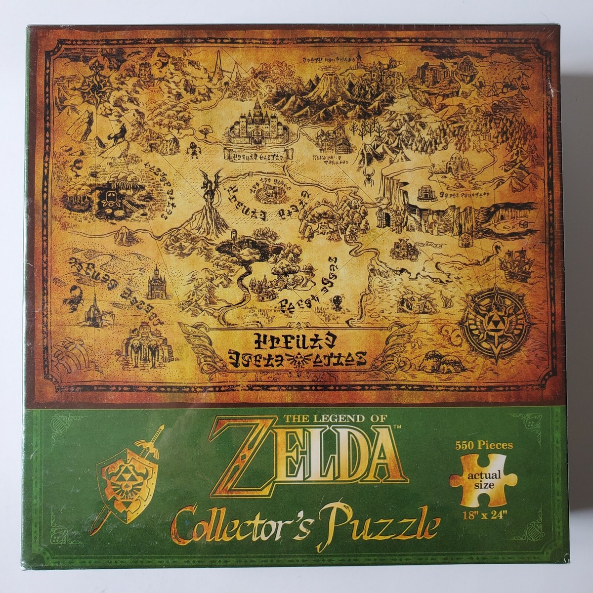 zelda オーダーページ The Legend Of Zelda Collectors Puzzle Hyrule Map 550 Pieces Sealed