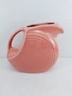 LARGE DISK PITCHER peony pink FIESTA WARE FIESTA 67 OZ new