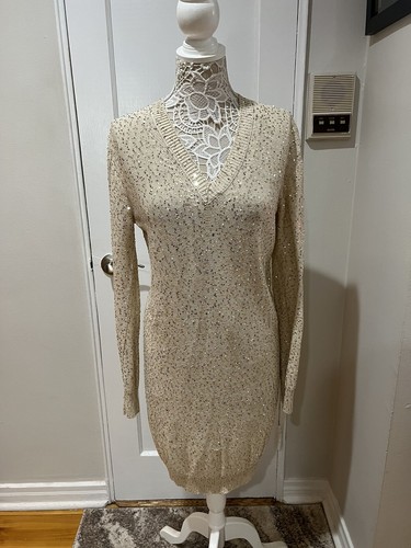 Stella McCartney gold sequin sweater 