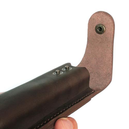 Leather Knife Sheath For Folding Knife Holster For Pocket Knife With