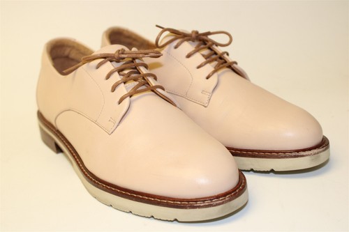 Samuel Hubbard All Aboard Oxford Women Size 9 M 40 Oatmeal Leather Shoe W2100 - Picture 2 of 24