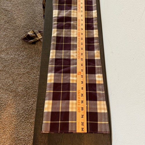 Burberry Girls plaid wide leg pants size 12, side zip & button untailored hem. - Picture 16 of 16