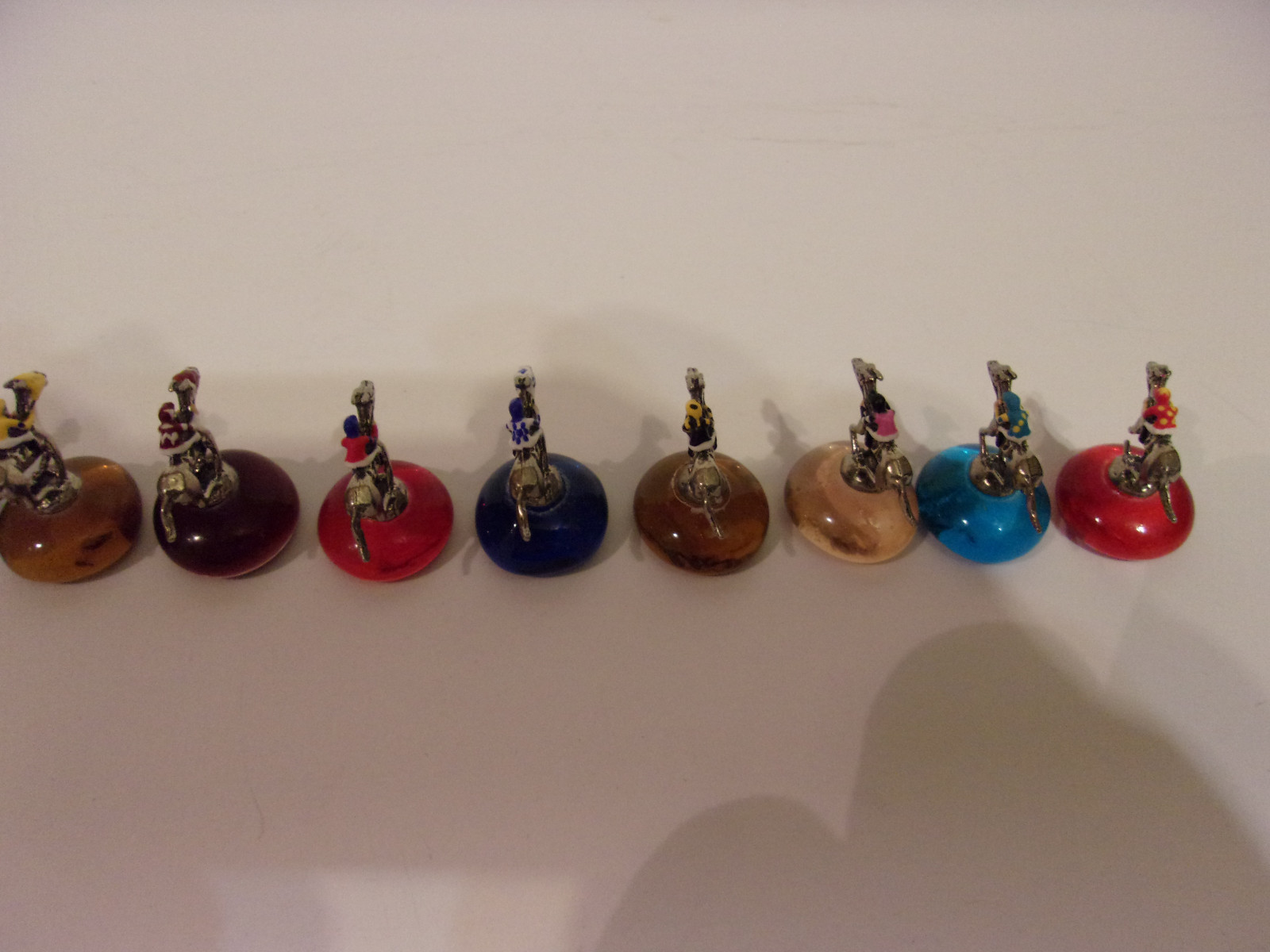 13 TRIPLE CROWN WINNERS MINIATURE FIGURINE HORSE RACING SET JUSTIFY SECRETARIAT