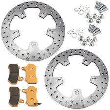 Prodigy 11.8" Front Brake Rotors Pads Bolts for Harley Touring Baggers 2009-2023