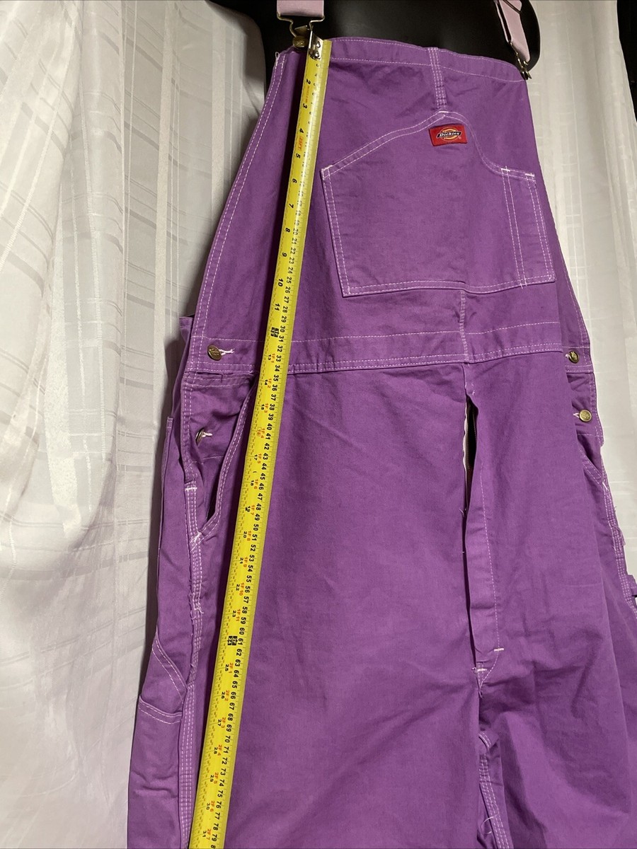 Dickies Purple Dyed Overalls Cotton 50 x 32 Measured Size