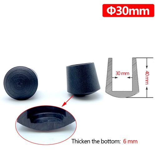 Dia 10mm-35mm Round Rubber Chair Table Feet Cap Furniture Tube Leg Tip Cover Pad - Picture 17 of 19
