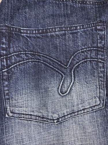 Indigo Red Men's 36x34 Jeans Lux Industrial Baggy Blue Denim - 第 4/12 張圖片