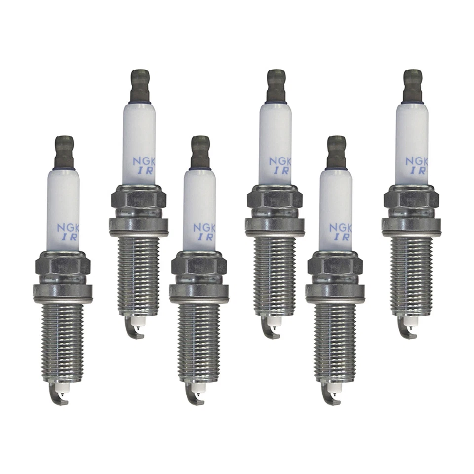 Kit de bujías láser de iridio NGK de 6 piezas para BMW 323I Gap 2006 0,044" Foto 2 de 3