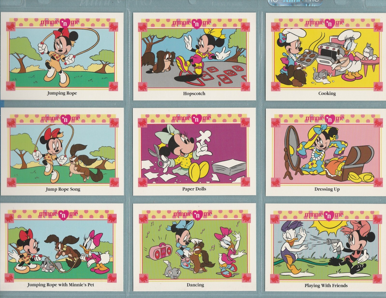 1991 Impel Disney Minnie 'N Me Disney Card 34 Jumping Rope BUY 3 GET