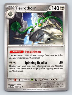 Stage 1 Ferrothorn HP 140 Exoskeleton Ability Spinning Needles Rarity