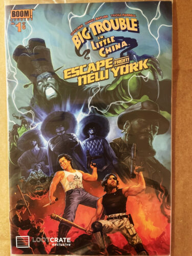 Big Trouble in Little China #1/ Escape From NY (2016) Lootcrate Exclusive, New
