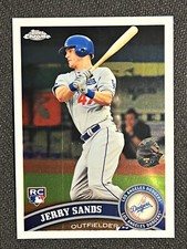2011 Topps Chrome Baseball Rookie Card Jerry Sands #211
