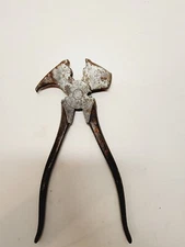 Vintage Fencing Pliers Multi-function Tool, Used Blunted Unbranded 10.5" X 3.5"