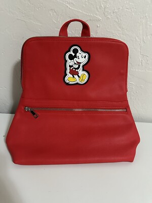New Disney Mickey Mouse Red Backpack 12 Inches