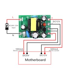 AC 110-220V auf DC 5V 12V Schaltnetzteil Modul Isolation Leiterplatte Platine
