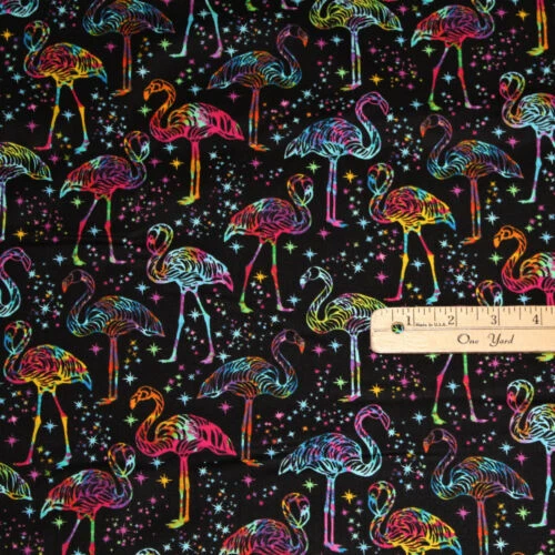 Tela de Algodón Timeless Treasures Flamingo