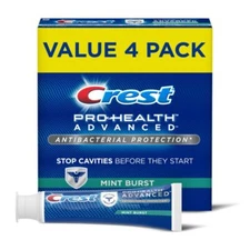 Crest Pro Health Advanced Toothpaste Mint Burst 5 Ounce Pack Of 4 Tubes