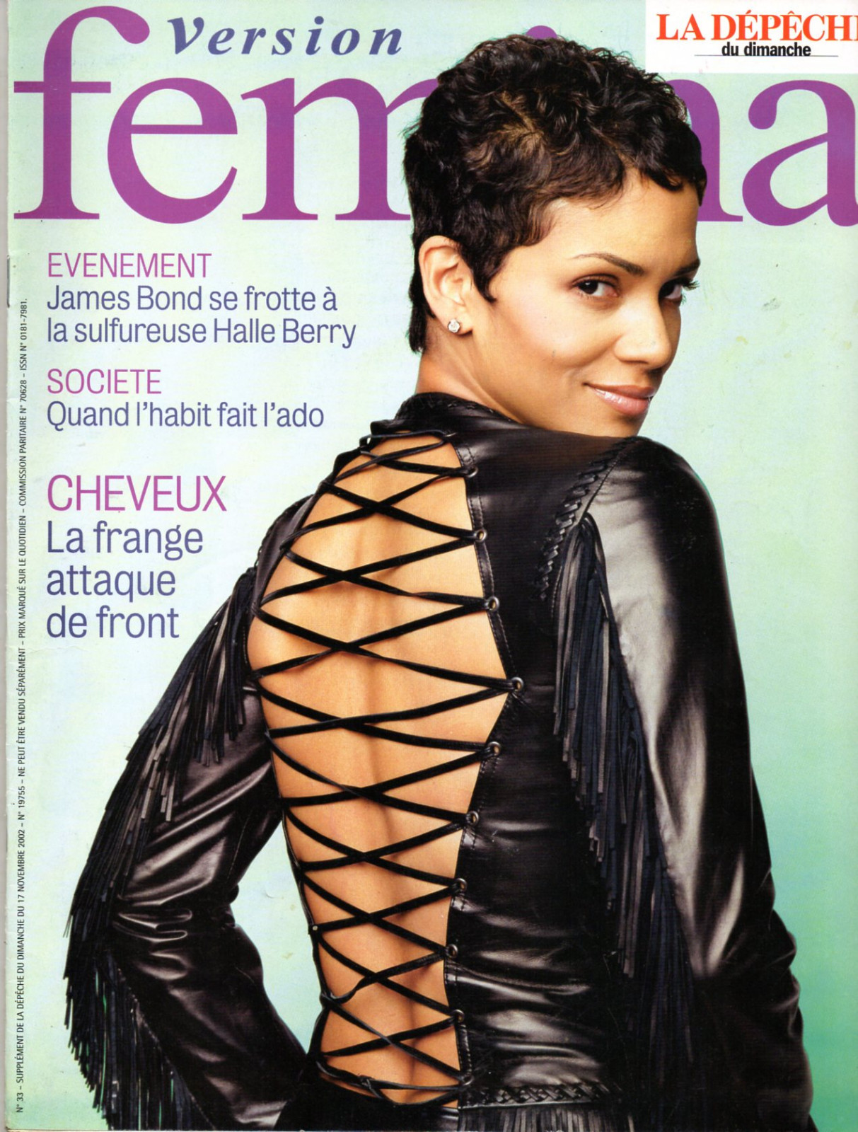 HALLE BERRY = French magazine 2002 (Free shipping !!!) eBay