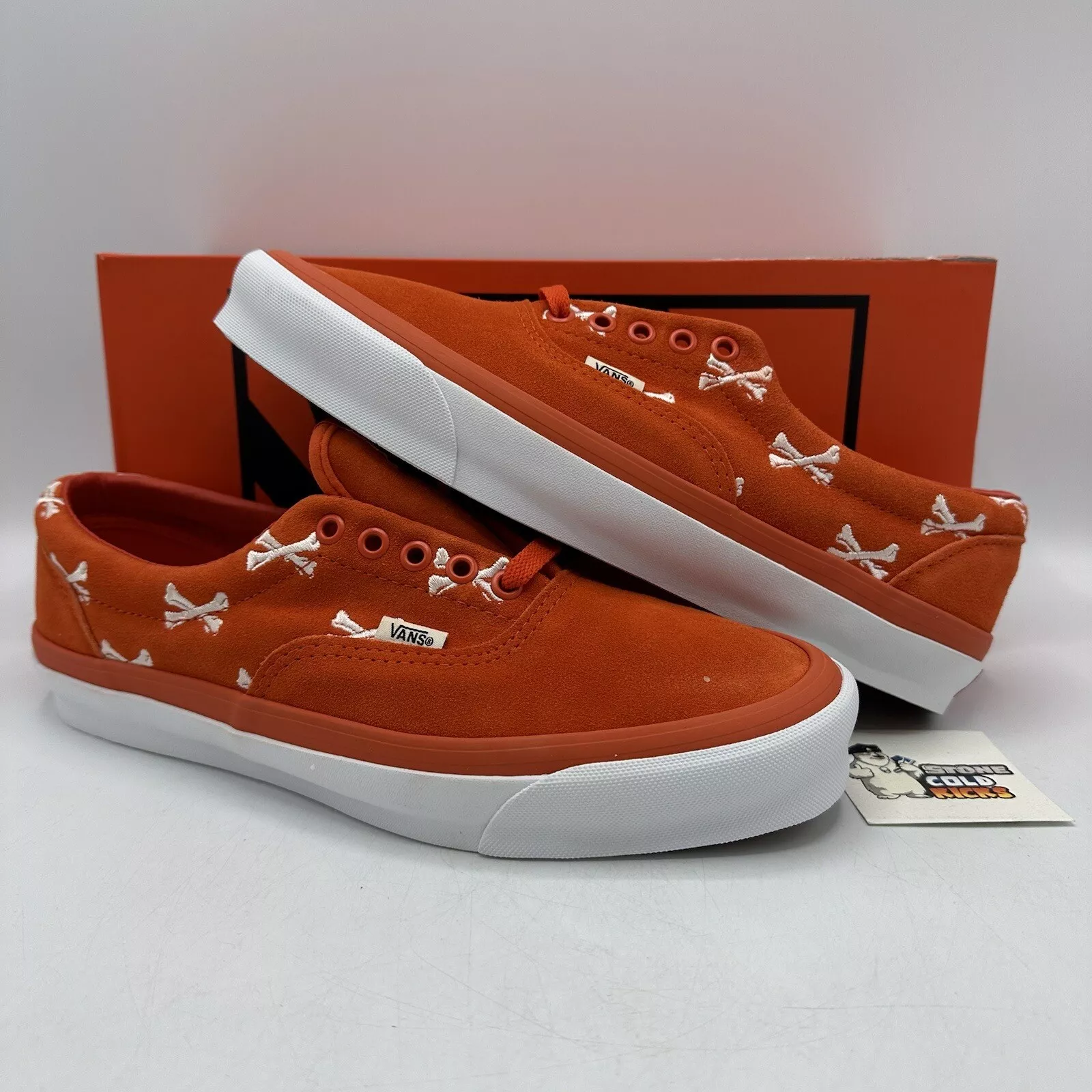2020 Orange WTAPS Bones Vans OG Era LX VN0A4BVA20Q1 homme taille 10 Supreme Kith