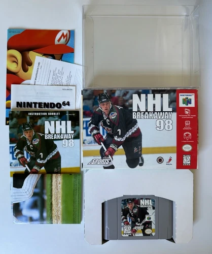 NHL Breakaway 98 (Nintendo 64, 1998) N64 Complete CIB