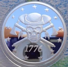 1 oz. 2023 TOMAHAWK Silver Shield Mini-Mintage proofs .999 fine silver
