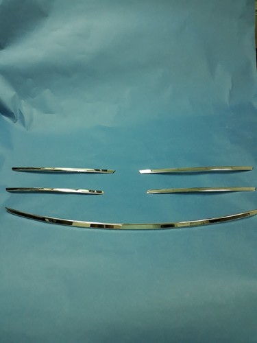 2005-2010 MERCEDES BENZ W164 M-CLASS ML STAINLESS STEEL GRILL CHROME MOULDINGS - Picture 4 of 9
