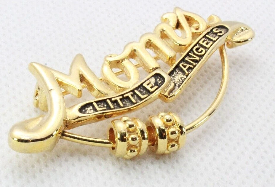 Charm holder brooch pin sale
