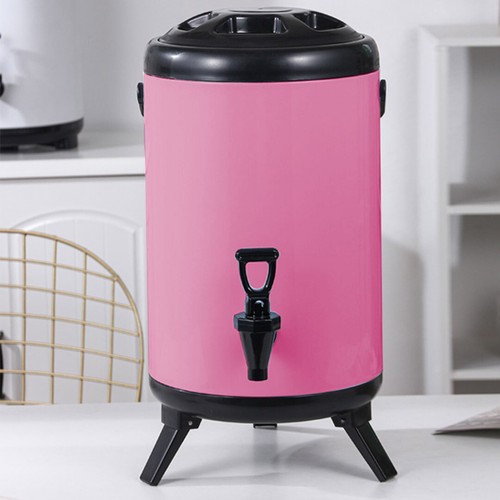 SOGA 2X 8L Stainless Steel Insulated Hot Cold Coffee Milk Tea Barrel Bucket Jug - Picture 8 of 9