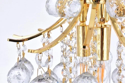 Elegant Lighting Toureg 12" 3 Light Royal Crystal Chandelier - Picture 6 of 6