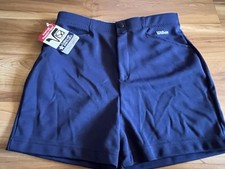 Vintage 70s 80s Wilson Coach Tennis Shorts Women 30 Medium Blue USA Made New