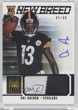 2014 Panini Elite New Breed Materials Prime Signatures 5/49 Dri Archer Auto 0a1