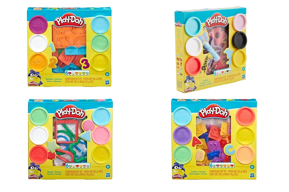 Play-Doh Knete Unterschiedliche Formen