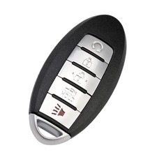 Key Fob Cover Shell Case Replacement 5 Buttons Remote Control Black