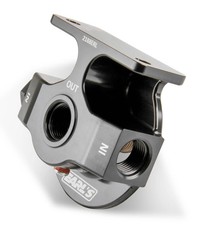 Earls 2188erl Billet Remote Oil Filter Mount
