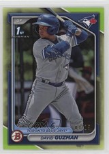 2024 Bowman Prospects Chartreuse Border 3/15 David Guzman #BP-114 1d59