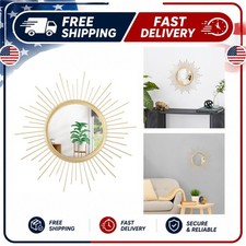 Gold Sunburst Wall Mirror