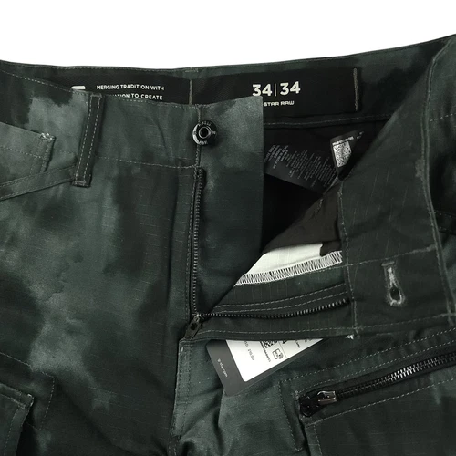 G Star Raw Pants 34x34 Mens Rovic 3D Regular Tapered Cargo Camo Hammer Ripstop - Picture 13 of 15