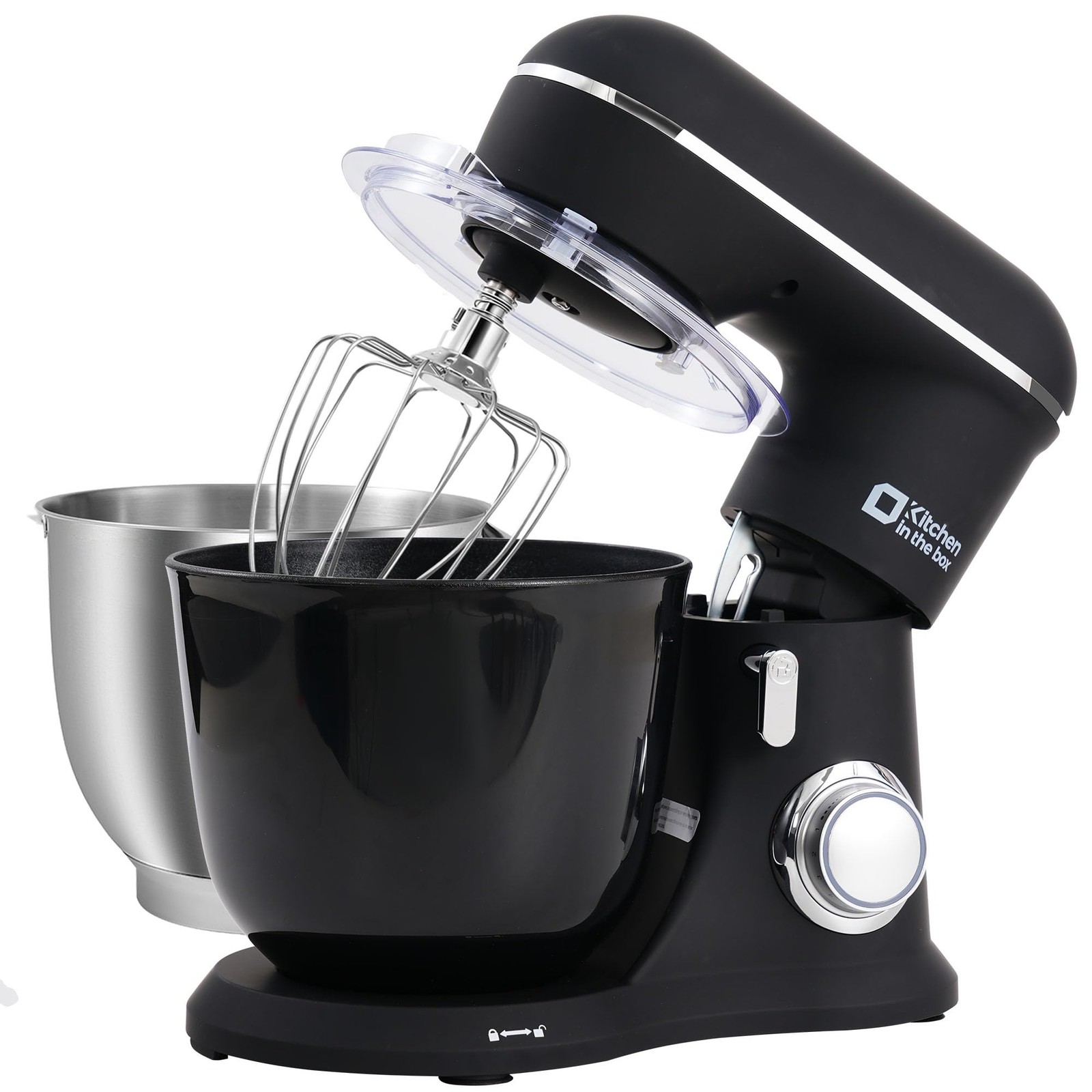 4.5QT+5QT Stand Mixer with Dual Bowls - 10 Speed Electric Kitchen Mixer