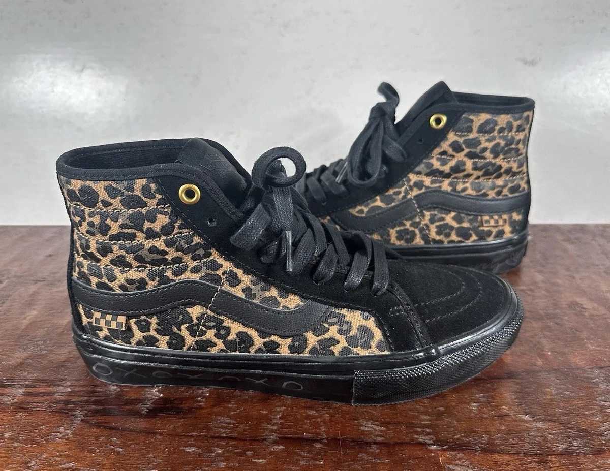 Vans Cher Strauberry x Skate Sk8- Decon High Cheetah for sale | eBay