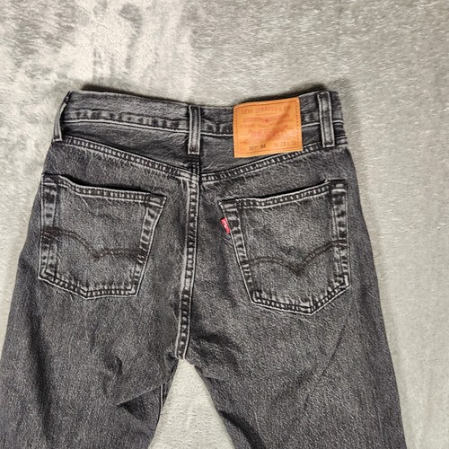 Levi's 501XX Jeans Men's 28X32 Black Straight Baggie Button Fly Premium Quality - Picture 17 of 21