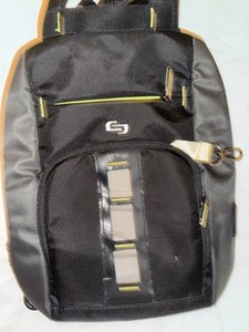 Solo New York Active Universal Tablet Sling Black Bag Backpack Crossbody