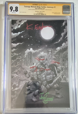 TMNT: Journeys #1 CGC 9.8 SS  Josh C Lyman Virgin Variant Eastman Signed  