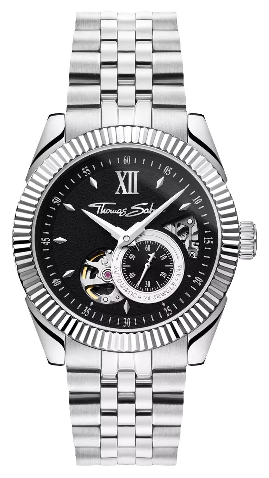 Thomas Sabo Open-Heart Automatic (41mm) Black Dial / Stainless
